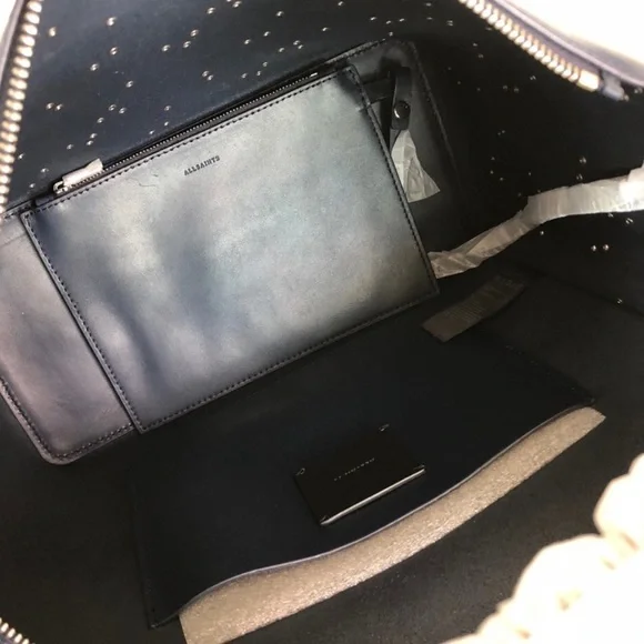 All Saints Junai Leather Bag - Picture 6 of 8